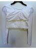 Lululemon Athletica White Long Sleeve Blouse Size 8 - photo 6