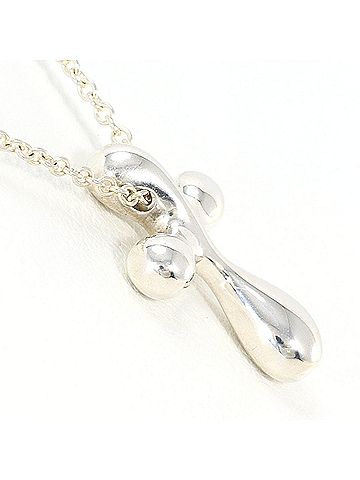 Tiffany & Co. Tiffany &amp; Co. Small Cross Silver Necklace, Total Weight 2.8g, 40cm, Jewelry (view 2)
