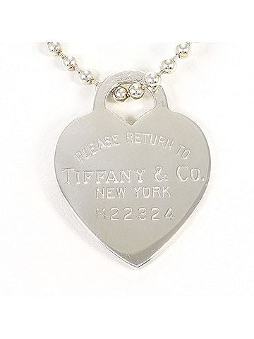 Tiffany & Co. Tiffany &amp; Co. Return to Heart Tag Silver Necklace, Total Weight 22.2g, 87cm, Jewelry (view 1)