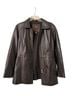 Coach 100% Leather 58% Cotton 42% Polyester 100% Polyester Black Leather Jacket Size M - photo 1