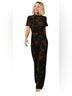 Baltic Born Floral Black Brown Dress Pants Size XL - photo 5