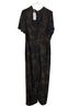 Baltic Born Floral Black Brown Dress Pants Size XL - photo 6