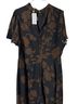 Baltic Born Floral Black Brown Dress Pants Size XL - photo 8