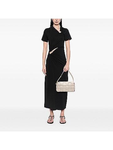 Bottega Veneta Calfskin Intreccio Plisse Cassette Shoulder Bag (view 2)