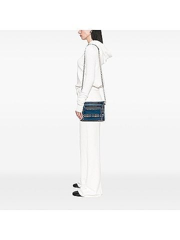 Valentino Leather Rockstud Triple Zip Crossbody (view 2)