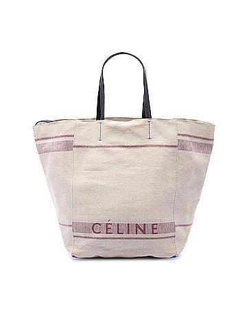 Céline Medium Canvas Phantom Cabas Tote (view 1)