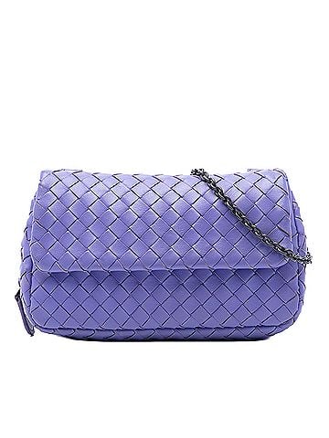 Bottega Veneta Mini Nappa Intrecciato Expandable Chain Flap Crossbody (view 1)