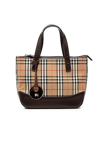 Burberry Haymarket Check Canvas Tote (view 1)