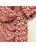 Sachin + Babi 100% Polyester Graphic Pink Orange Short Sleeve Blouse Size 4 - photo 9