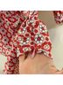 Sachin + Babi 100% Polyester Graphic Pink Orange Short Sleeve Blouse Size 4 - photo 6