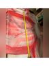 T Tahari 100% Polyester Floral Pink Red Blouse Size M - photo 6