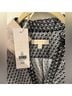 Etcetera Graphic White Blue Blouse Size 4 - photo 11