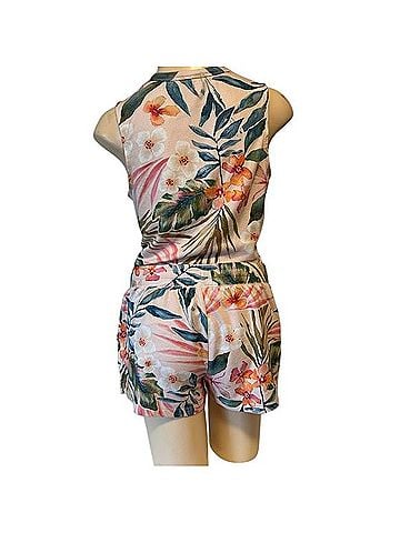 P.J. Salvage Floral Lounge Set Sleeveless Top (view 2)