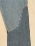 Levi's 100% Cotton Color Block Solid Blue Jeans Size 28 - photo 7