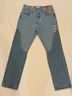 Levi's 100% Cotton Color Block Solid Blue Jeans Size 28 - photo 13