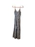 Leith 100% Polyester Floral Multi Color Gray Jumpsuit Size S - photo 1