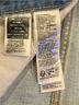 Levi's 100% Cotton Color Block Solid Blue Jeans Size 28 - photo 11