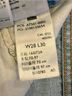 Levi's 100% Cotton Color Block Solid Blue Jeans Size 28 - photo 10