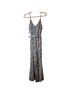 Leith 100% Polyester Floral Multi Color Gray Jumpsuit Size S - photo 2