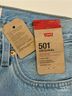 Levi's 100% Cotton Color Block Solid Blue Jeans Size 28 - photo 12