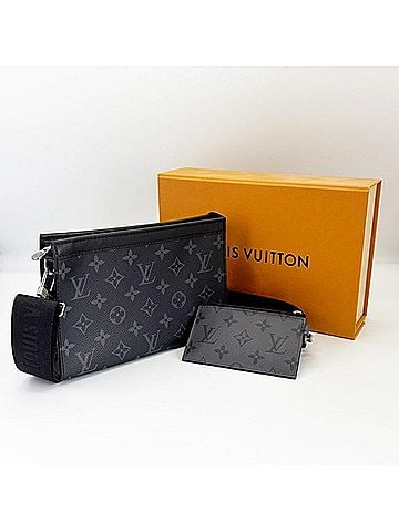 Louis Vuitton Louis Vuitton Gaston Wearable Wallet Monogram Eclipse Reverse Canvas M81124 (view 2)