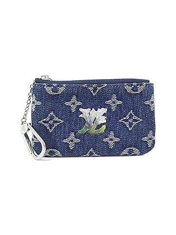 Louis Vuitton Louis Vuitton Monogram Flower Denim Pochette Cle M27561 Coin &amp; Key Case (view 1)
