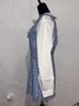 Maeve 100% Cotton 61% Polyester 16% Rayon Plaid Blue White Romper Size 12 - photo 5
