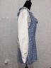 Maeve 100% Cotton 61% Polyester 16% Rayon Plaid Blue White Romper Size 12 - photo 12
