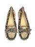 Coach Print Brown Tan Flats Size 6 - photo 1
