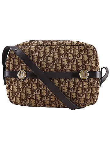 Christian Dior Christian Dior Trotter Shoulder Bag, Canvas, Brown, Women's (view 1)