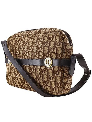 Christian Dior Christian Dior Trotter Shoulder Bag, Canvas, Brown, Women's (view 2)