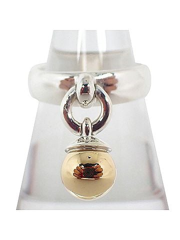 Tiffany & Co. TIFFANY &amp; Co. 925 750 Door Knock Ball Combination Ring (view 2)