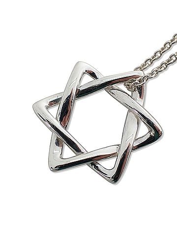 Tiffany & Co. TIFFANY &amp; Co. 925 Star of David Pendant Necklace (view 2)