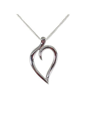Tiffany & Co. TIFFANY &amp; Co. 925 Angela Cummings Leaf Pendant Necklace (view 2)