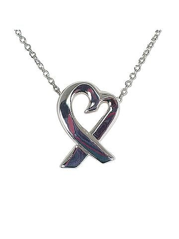 Tiffany & Co. TIFFANY &amp; Co. 925 Loving Heart Pendant Necklace (view 2)