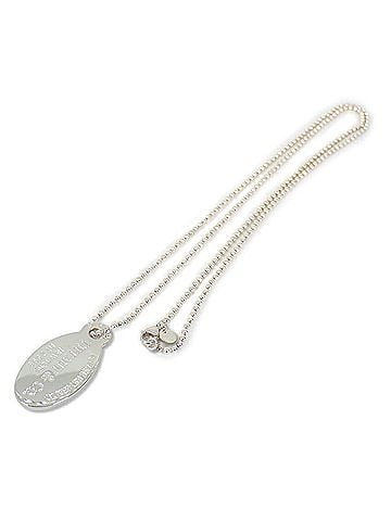 Tiffany & Co. TIFFANY &amp; Co. 925 Return to Tiffany Oval Tag Long Pendant Necklace (view 1)