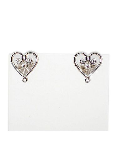 Tiffany & Co. TIFFANY &amp; Co. 925 Venetian Goldoni Heart Earrings (view 2)