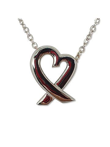 Tiffany & Co. TIFFANY &amp; Co. 925 Loving Heart Pendant Necklace (view 1)
