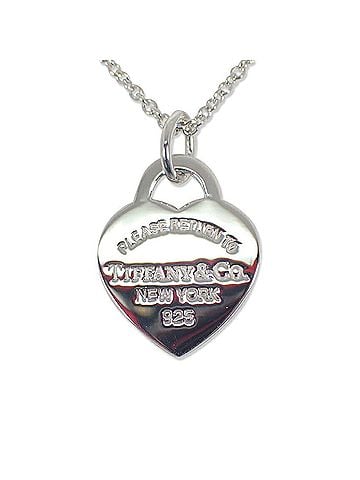 Tiffany & Co. TIFFANY &amp; Co. 925 Enamel Return to Tiffany Pink Heart Tag Pendant (view 2)