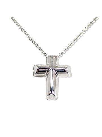 Tiffany & Co. TIFFANY &amp; Co. 925 Tenderness Heart Cross Pendant Necklace (view 2)