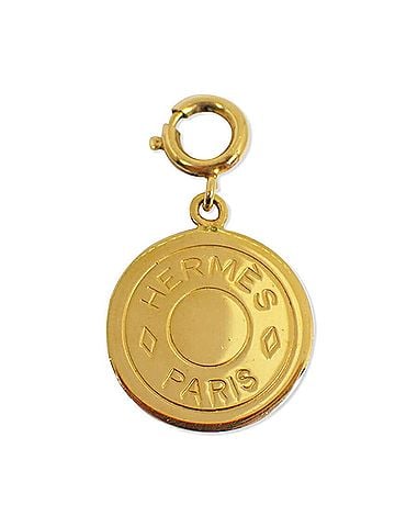Hermès HERMES Hermes Sellier Pendant Top Charm (view 2)