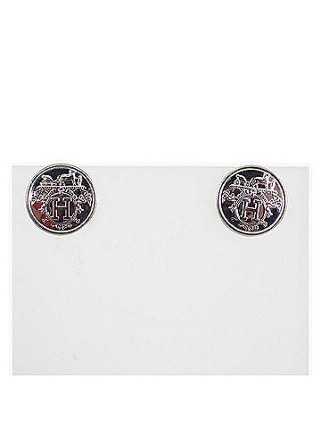 Hermès HERMES Ex-Libris Earrings TPM SV925 (view 2)