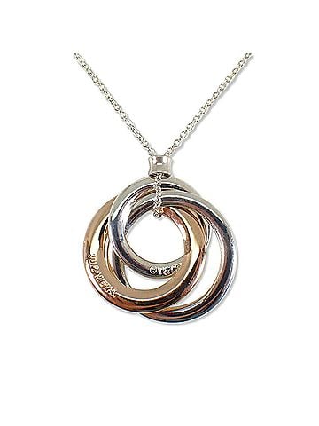 Tiffany & Co. TIFFANY &amp; Co. 925 Metal 1837 Triple Interlocking Circle Necklace (view 1)