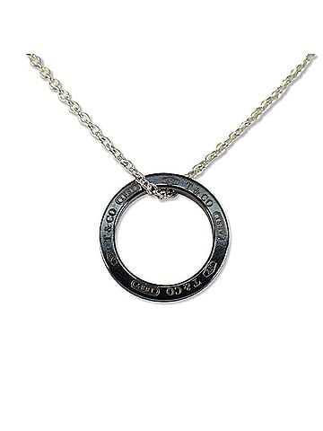 Tiffany & Co. TIFFANY &amp; Co. Titanium 925 1837 Circle Necklace (view 1)