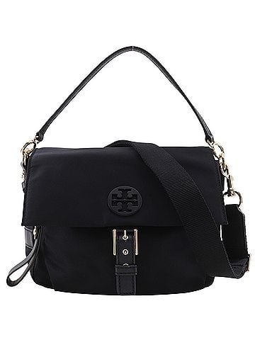 Tory Burch Tory Burch Tilda Handbag/Shoulder Bag, 2-Way Nylon, Black, Magnetic Closure, Women's (view 1)