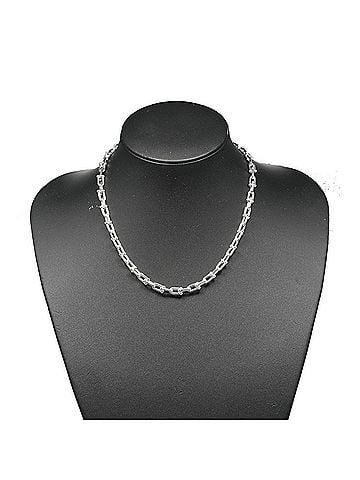Tiffany & Co. Tiffany HardWear Small Link Necklace, Sterling Silver 925, Approx. 42.6g, TIFFANY &amp; Co. (view 2)