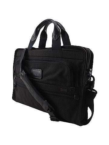 Tumi TUMI ALPHA Slim Deluxe Portfolio Business Bag, 2-Way Shoulder 26101DH, Nylon Canvas, Black, 2-Way, A4, Double, Portfolio, Men's (view 2)