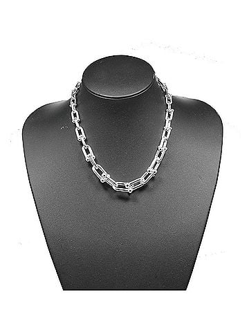 Tiffany & Co. Tiffany HardWear Graduated Link Necklace, Sterling Silver 925, Approx. 106.4g, TIFFANY &amp; Co. (view 2)