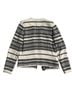 IRO Stripes Black White Jacket Size 4 - photo 2