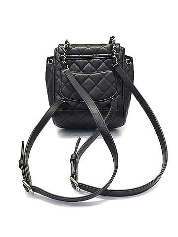 Chanel Chanel Matelassé Backpack, Coco Mark, Caviar Leather, AS4058, Black, Women's Bag (view 2)